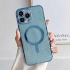 For iPhone 14 Pro Max Plating Magsafe Glitter Phone Case For iPhone14 Pro Max(Light Blue) - 1