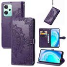 For OnePlus Nord CE 2 Lite 5G Mandala Flower Embossed Leather Phone Case(Purple) - 1