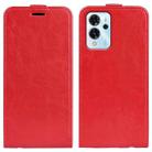 For ZTE Blade V40 Pro R64 Texture Vertical Flip Leather Phone Case(Red) - 1