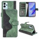 For ZTE Blade V40 Pro Stitching Horizontal Flip Leather Phone Case(Green) - 1