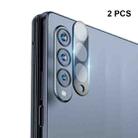 2 PCS For Samsung Galaxy Z Fold4 5G / W23 ENKAY Hat-Prince 9H Rear Lens Tempered Glass Film(Black) - 1
