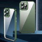 For iPhone 12 Pro Metal Lens Film TPU Phone Case(Green) - 1