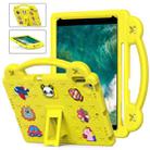 Handle Kickstand Children EVA Shockproof Tablet Case For iPad Air 2019 10.5 / Pro 10.5 2017(Yellow) - 1