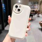 For iPhone 13 Pro Max Liquid Airbag Decompression Phone Case (Antique White) - 1