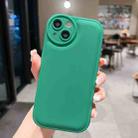 For iPhone 13 Pro Liquid Airbag Decompression Phone Case (Retro Green) - 1