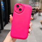 For iPhone 13 Liquid Airbag Decompression Phone Case(Light Rose Red) - 1