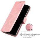 For Samsung Galaxy A33 5G JUNSUNMAY Calf Texture Leather Phone Case(Pink) - 2