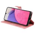 For Samsung Galaxy A33 5G JUNSUNMAY Calf Texture Leather Phone Case(Pink) - 5