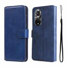 For Honor 50 Pro / Huawei Nova 9 Pro JUNSUNMAY  Calf Texture Leather Phone Case(Blue) - 1