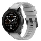 For Garmin Descent G1 22mm Solid Color Silicone Watch Band(Rock Gray) - 1