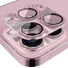 ENKAY Aluminium Alloy Tempered Glass Lens Cover Film For iPhone 14 Pro / 14 Pro Max (Pink) - 1
