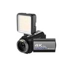 224KM 48MP 3.0 inch Touch Screen Night Vision IR 16X Digital Zoom 4K Professional WiFi Video Camera Camcorder, Model:Standard + Fill Light - 1