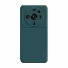 For Xiaomi 12S Ultra ENKAY Liquid Silicone Soft Shockproof Phone Case(Dark Green) - 1