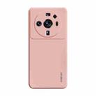 For Xiaomi 12S Ultra ENKAY Liquid Silicone Soft Shockproof Phone Case(Pink) - 1