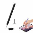 AT-28 Macarone Color Passive Capacitive Pen Mobile Phone Touch Screen Stylus with 1 Pen Head(Black) - 1