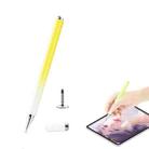 AT-28 Macarone Color Passive Capacitive Pen Mobile Phone Touch Screen Stylus with 1 Pen Head(Yellow) - 1