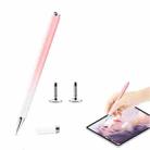 AT-28 Macarone Color Passive Capacitive Pen Mobile Phone Touch Screen Stylus with 2 Pen Head(Pink) - 1