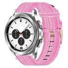 For Samsung Galaxy Watch4 Classic 42mm 20mm Nylon Woven Watch Band(Pink) - 1
