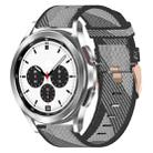 For Samsung Galaxy Watch4 Classic 42mm 20mm Nylon Woven Watch Band(Grey) - 1