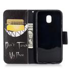 Colored Drawing Pattern Horizontal Flip Leather Case for Samsung GalaxyJ730&J7,with Holder & Card Slots & Wallet(Smirk) - 1