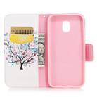 Colored Drawing Pattern Horizontal Flip Leather Case for Samsung GalaxyJ730&J7,with Holder & Card Slots & Wallet(Tree) - 1