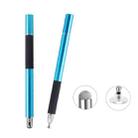 AT-31 Conductive Cloth Head + Precision Sucker Capacitive Pen Head 2-in-1 Handwriting Stylus(Light Blue) - 1