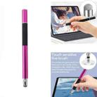 AT-31 Conductive Cloth Head + Precision Sucker Capacitive Pen Head 2-in-1 Handwriting Stylus(Rose Red) - 2