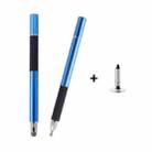 AT-31 Conductive Cloth Head + Precision Sucker Capacitive Pen Head 2-in-1 Handwriting Stylus with 1 Pen Head(Dark Blue) - 1