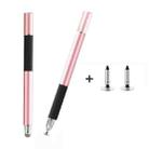 AT-31 Conductive Cloth Head + Precision Sucker Capacitive Pen Head 2-in-1 Handwriting Stylus with 2 Pen Head(Rose Gold) - 1