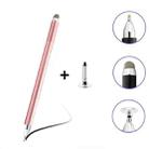 AT-32 3-in-1 Precision Sucker Capacitive Pen + Conductive Cloth Head + Handwriting Signature Pen Mobile Phone Touch Screen Pen with 1 Pen Head(Rose Gold) - 1