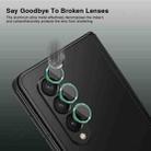 For Samsung Galaxy Z Fold4 5G ENKAY 9H Rear Camera Lens Tempered Glass Film(Black) - 4