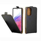 For Samsung Galaxy A53 5G Vertical Flip Leather Phone Case with Card Slot(Black) - 1