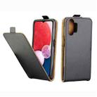 For Samsung Galaxy A13 4G Vertical Flip Leather Phone Case with Card Slot(Black) - 1