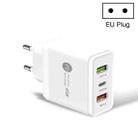 45W PD3.0 + 2 x QC3.0 USB Multi Port Quick Charger, EU Plug(White) - 1
