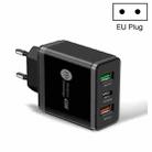 45W PD3.0 + 2 x QC3.0 USB Multi Port Quick Charger, EU Plug(Black) - 1