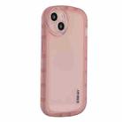 For iPhone 14 ENKAY Translucent Matte TPU Phone Case (Pink) - 1