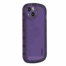For iPhone 14 Plus ENKAY Translucent Matte TPU Phone Case (Purple) - 1