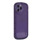 For iPhone 14 Pro Max ENKAY Translucent Matte TPU Phone Case (Purple) - 1