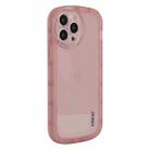 For iPhone 13 Pro Max ENKAY Translucent Matte TPU Phone Case  (Pink) - 1