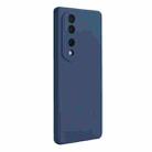 For Honor 70 Pro / Pro+ ENKAY Liquid Silicone Shockproof Phone Case(Dark Blue) - 1