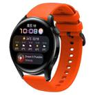 For Huawei Watch3 22mm Waterproof Sports Silicone Watch Band(Orange) - 1