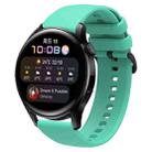 For Huawei Watch3 22mm Waterproof Sports Silicone Watch Band(Teal) - 1