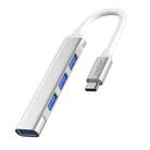 ENKAY Hat-Prince ENK-AT114 4 Ports USB 3.0 Splitter Multi-Ports Expansion HUB Extender Connector Adapter, Interface:Type-C - 1