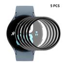 5 PCS For Samsung Galaxy Watch5 44mm ENKAY 3D Full Coverage PC + PMMA HD Screen Protector Film - 1