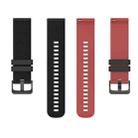For Samsung Galaxy Watch4 40mm 20mm Checkered Two-Color Silicone Watch Band(White+Black) - 6