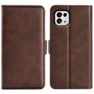 For Tone E22 Dual-side Magnetic Buckle Horizontal Flip Leather Phone Case(Brown) - 1