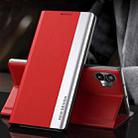 For Nohing Phone 1 Side Electroplated Adsorption Leather Phone Case(Red) - 1