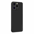 For iPhone 14 Pro PINWUYO Sense Series Liquid Silicone TPU Phone Case(Black) - 1