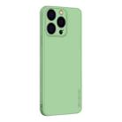 For iPhone 14 Pro PINWUYO Sense Series Liquid Silicone TPU Phone Case(Green) - 1