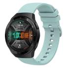 For Huawei Watch GT 2E 22mm Solid Color Soft Silicone Watch Band(Sapphire Green) - 1